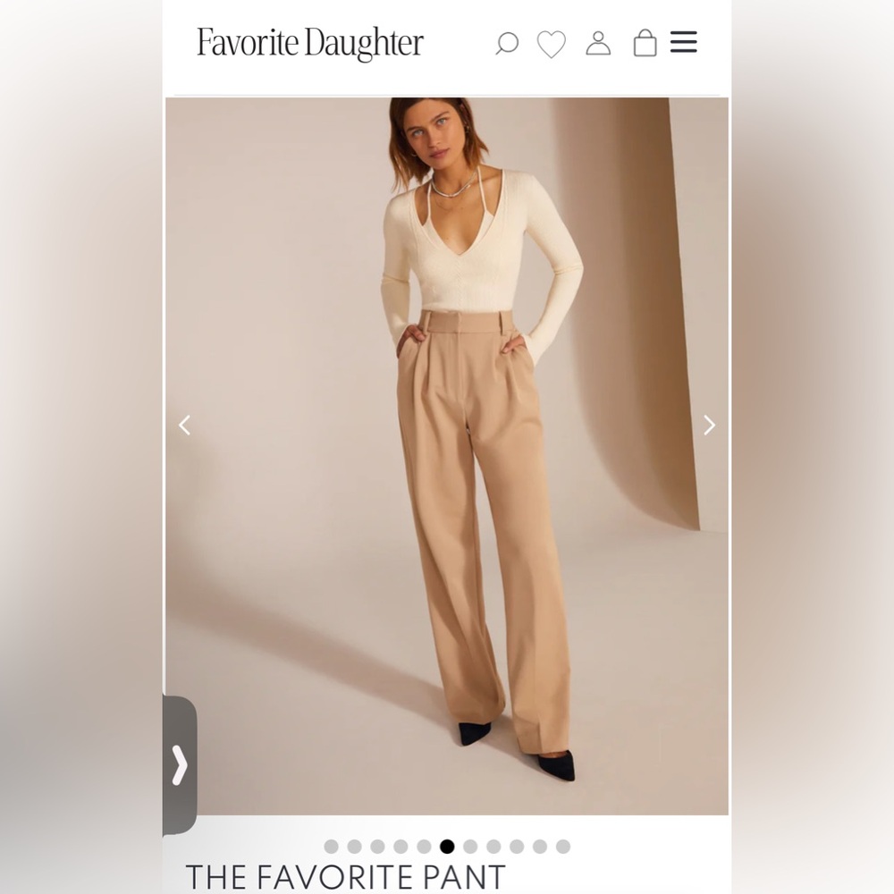 Favorite Daughter Tan Trousers